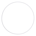 Armature abat-jour cercle ø 25 cm blanc