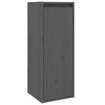 vidaXL Meubles TV 4 Pièces Gris Bois massif de pin