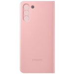 Smart clear view cover s21 plus rose