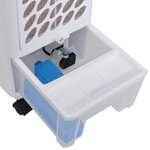 vidaXL Refroidisseur d'air portable 80 W 4 L 270 m³/h 25 x 26 x 56 cm