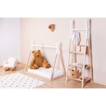 Childhome panier de rangement teddy 25x20x20 cm beige