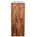 vidaXL Table console Bois d'acacia massif 86 x 30 x 75 cm