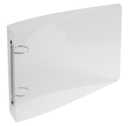 Classeur Pour Fiches Bristol 125x200 2 Anneaux 25mm Polypropylène Crystal Colours - X 10 - Exacompta