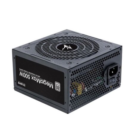 Zalman zm500-txii unité d'alimentation d'énergie 500 w 20+4 pin atx atx noir