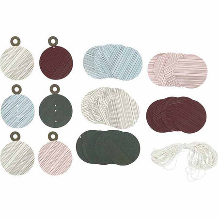 Kit Création Boule de Noël en papier 8 5cm 6 pièces