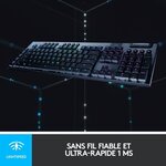 Clavier Gaming - LOGITECH G - G915 LIGHTSPEED - TACTILE SWITCH - Clavier mécanique gaming