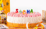 Bougies d'anniversaire sacha