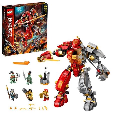 Lego ninjago 71720 le robot de feu et de pierre