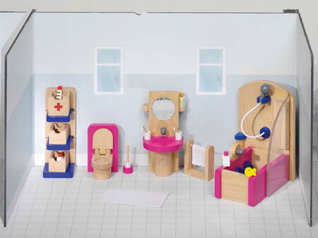 Meubles de poupées salle de bain - Goki
