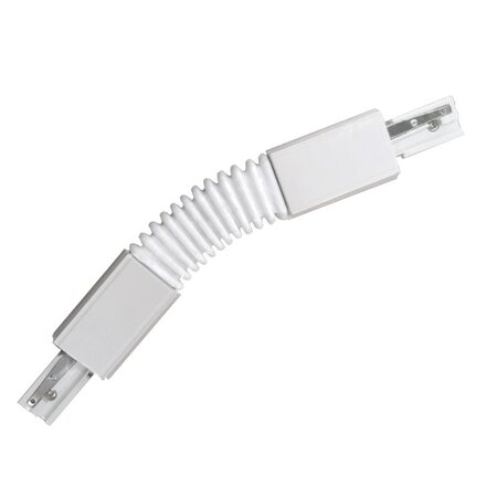 Connecteur flexible pour rail triphasé blanc - silamp