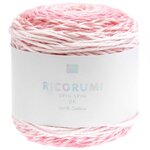 Pelote fil coton rose - ricorumi spin spin 50 g