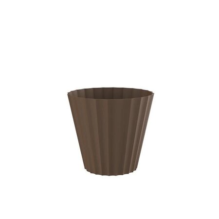 PLASTIKEN Pot Doric Maceta - Ø18 x 16 cm - Bronze