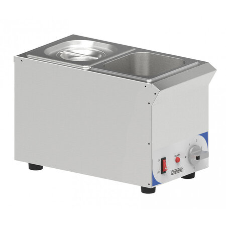 Bain marie professionnel compact à sauce 2 bacs gn 1/6 - casselin -  -