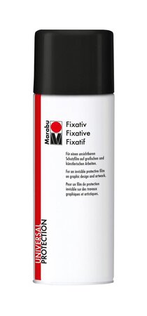 Peinture aérosol fixatif, spray de 400 ml MARABU