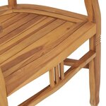 vidaXL Ensemble de salle à manger de jardin 5 Pièces Bois de teck solide