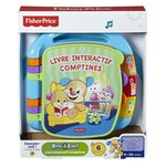 Fisher-price rires & éveil livre de comptines interactif puppy - de 6 a 36 mois