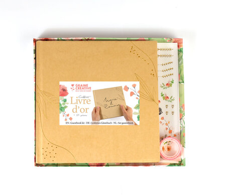 Coffret Livre d'or 20 cm