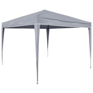 HI Tente de réception pliable 3 x 3 m Gris
