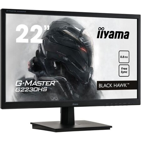 Iiyama g-master g2230hs-b1 led display 54 6 cm (21.5") 1920 x 1080 pixels full hd lcd noir