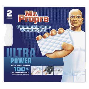 Gomme magique nettoyante, blanche - Boîte de 2 (boîte 2 unités)
