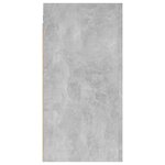 vidaXL Meuble TV Gris béton 30 5x30x60 cm Aggloméré