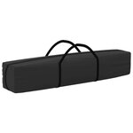 vidaXL Tente de réception pliable avec parois Anthracite 3x6 m