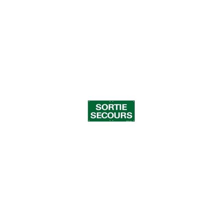 Étiquette "sortie de secours"