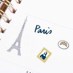 Stickers en gel transparent cities - Paris