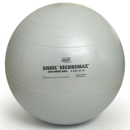 Sissel ballon d'exercice securemax 65 cm gris sis-160.012