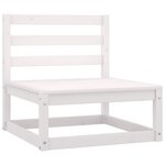 vidaXL Canapés centraux de jardin coussins anthracite 2 Pièces