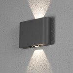 KONSTSMIDE Applique à LED Chieri 2x6W Anthracite