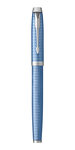 PARKER IM Premium - Stylo-plume bleu, plume moyenne, attributs chromés
