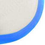 vidaXL Tapis gonflable de gymnastique avec pompe 400x100x20cm PVC Bleu