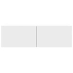 vidaXL Meuble TV Blanc 100x30x30 cm Aggloméré