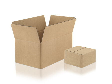 Lot de 10 cartons double cannelure 2w-40a format 350 x 350 x 350 mm