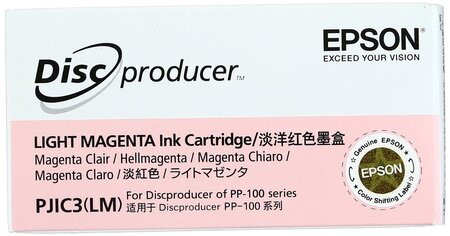 Cartouche jet d'encre originale pjic3 s0204 discproducer magenta clair epson