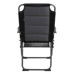 Bo-Camp Chaise de camping Copa Rio Comfort XXL Air Noir