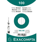 Paquet 100 Fiches Sous Film - Ligné Non Perforé - 105x148mm - X 20 - Exacompta