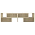 vidaXL Meuble TV Chêne sonoma 149x30x52 cm Aggloméré