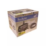 Ubbink Kit de pompe pour sujets cracheurs "SoArte" Noir