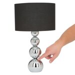 Smartwares Lampe de table 25x25x43 cm Noir