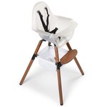 CHILDHOME Chaise haute avec pare-chocs 2-en-1 Evolu 2 Transparent