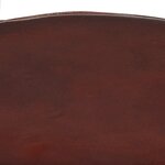 vidaXL Tabourets de bar lot de 2 52 cm cuir véritable