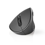 Souris Ergonomique Sans Fil | 1 600 ppp | 6 Boutons | Noire