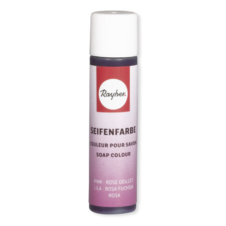 Couleur pour savon  rose oeillet  Boite 10ml
