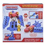 TRANSFORMERS - Optimus Prime Jumbo Jet avec Figurine Bumblebee voiture de course de 11 cm - des 3 ans - 38 cm