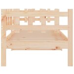 vidaXL Lit de jour 80x200 cm Bois de pin massif