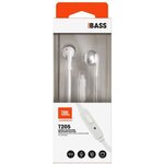 JBL T205CRM Ecouteurs Bluetooth intra-auriculaire filaire - Pure Bass