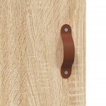 vidaXL Armoire murale chêne sonoma 34 5x34x90 cm