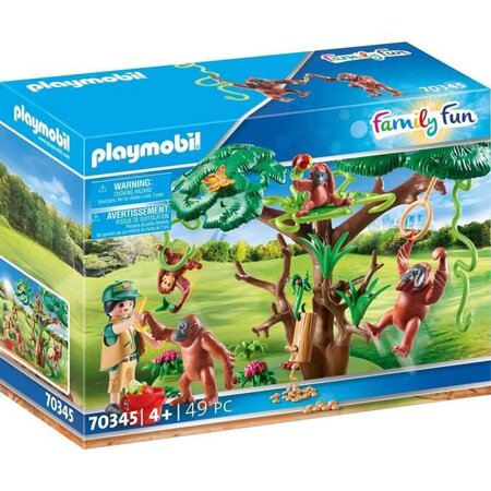 Playmobil - 70345 - orangs outans avec grand arbre